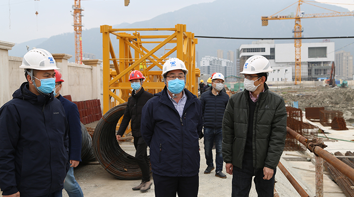 20200227 臺州高速集團(tuán)董事長陳文波檢查房產(chǎn)集團(tuán)防疫及復(fù)工情況 張波攝.jpg